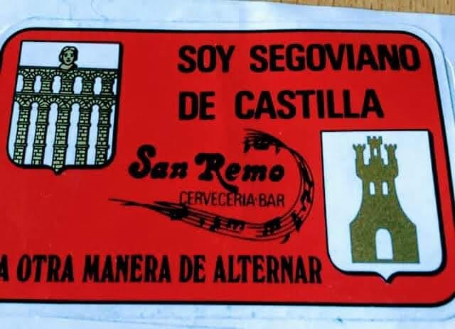 Una de sus famosas pegatinas