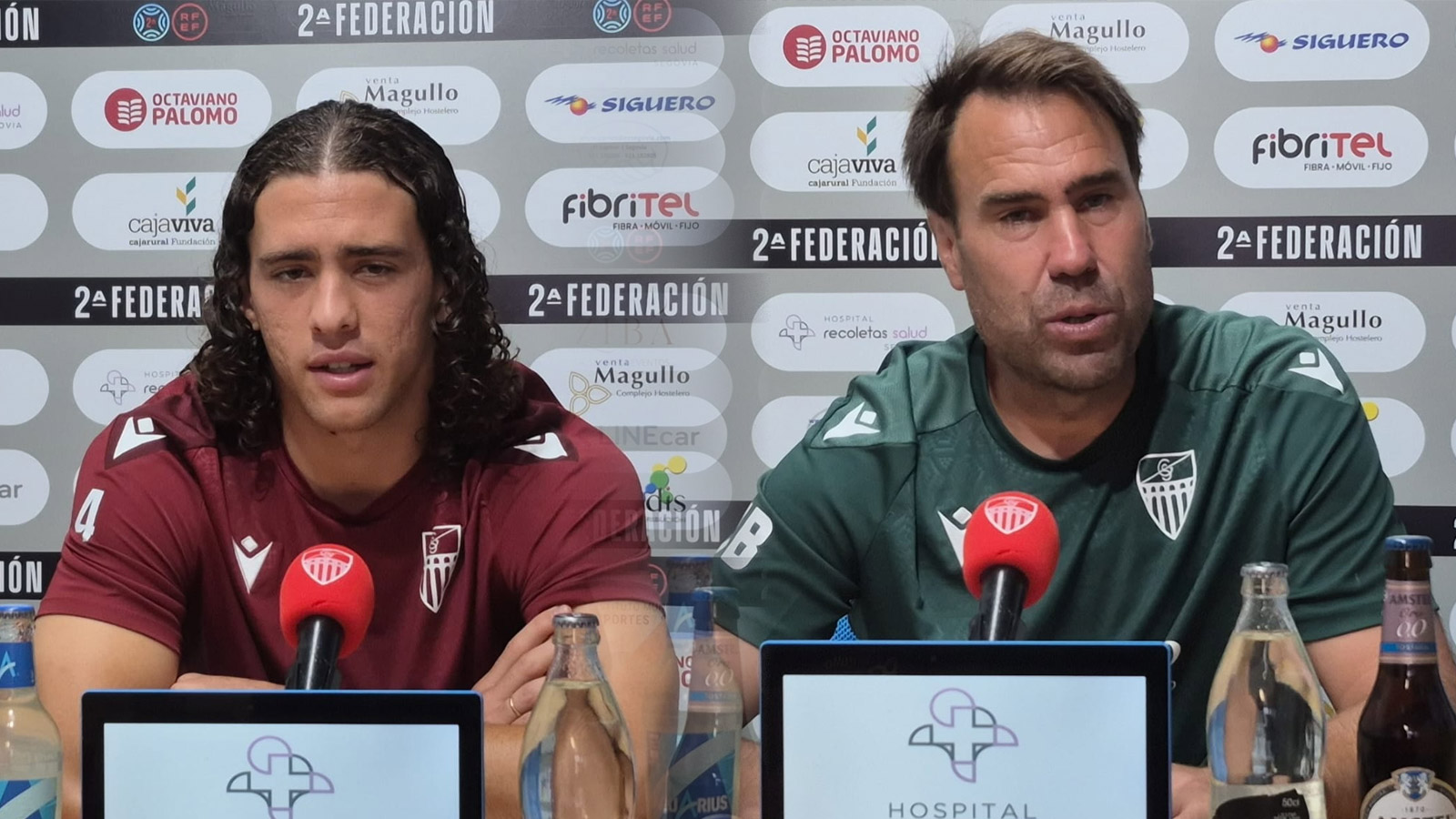 Morata y Bea atienden a los medios antes de enfrentarse a la Sarriana Morata y Bea atienden a los medios antes de enfrentarse a la Sarriana
