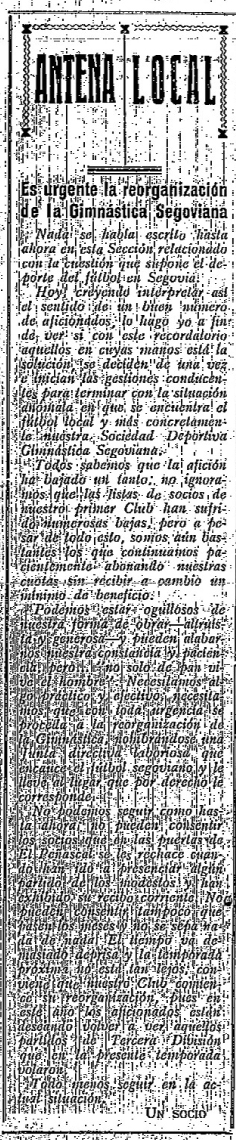 El Adelantado de Segovia - 16/01/1950 El Adelantado de Segovia - 16/01/1950