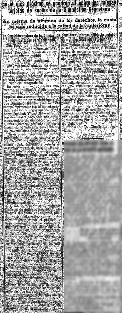 El Adelantado de Segovia - 29/03/1950 El Adelantado de Segovia - 29/03/1950