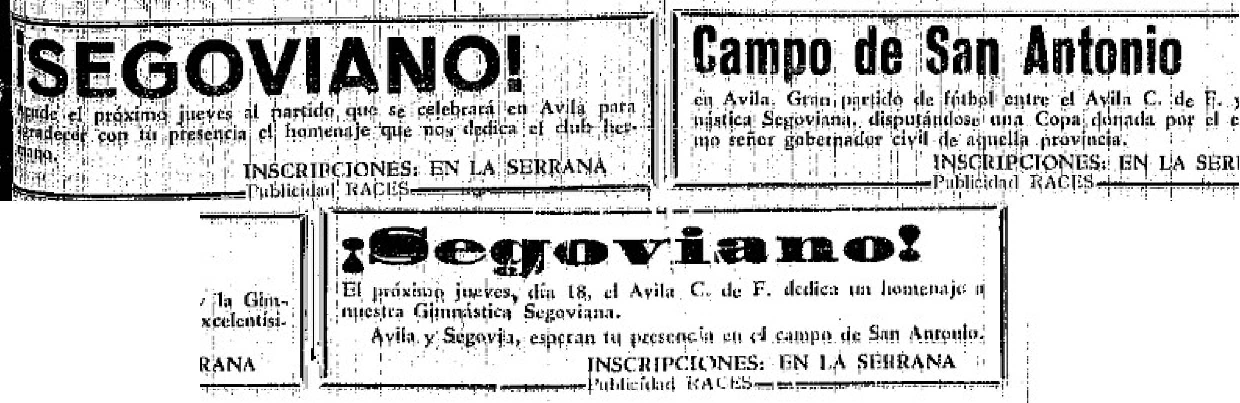 El Adelantado de Segovia - 13/05/1950 El Adelantado de Segovia - 13/05/1950