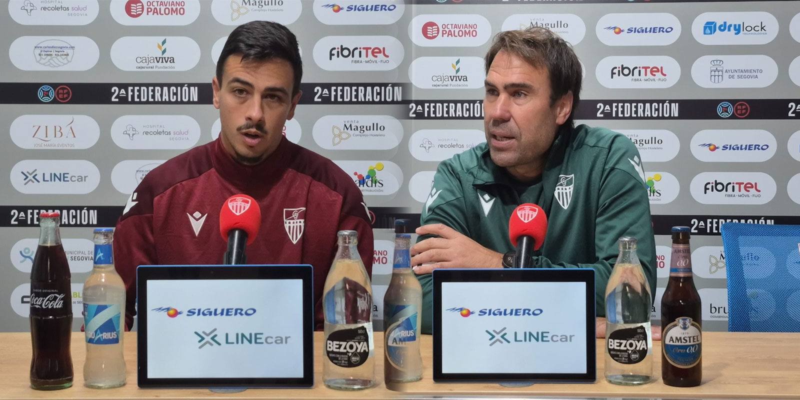 Borrego e Iñaki Bea atienden a los medios en rueda de prensa Borrego e Iñaki Bea atienden a los medios en rueda de prensa